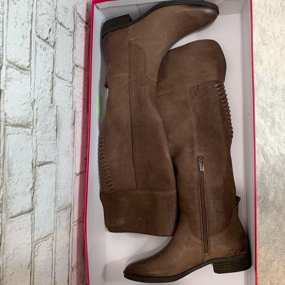 𝅺Vince Camuto Patamina Leather Riding Boots NIB - Picture 6 of 8
